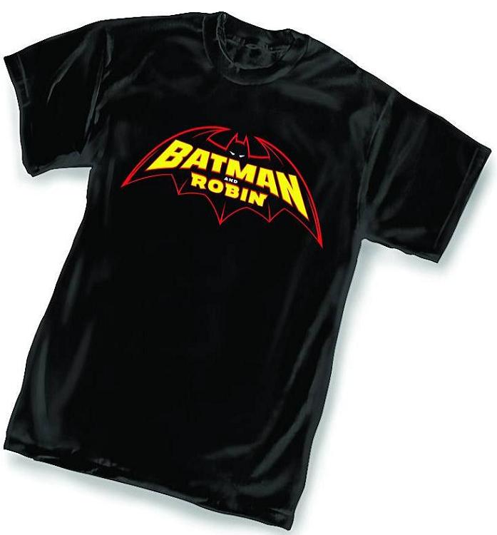 BATMAN AND ROBIN LOGO T/S LARGE