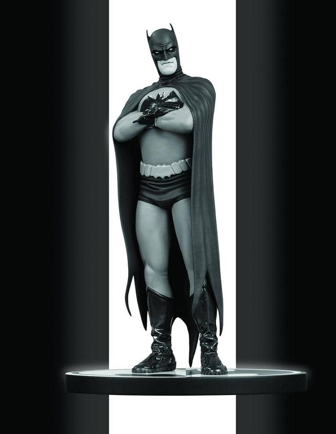 BATMAN BLACK AND WHITE STATUE BY FRANK QUITELY